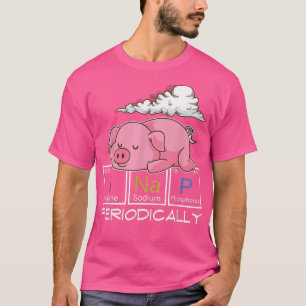 Sleeping Animal Nap Periodically Pajama Napping Cu T-Shirt