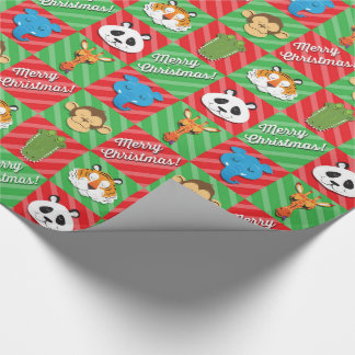 Sleeping Animals Christmas Wrapping Paper