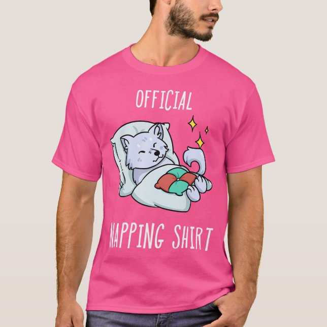 Sleeping Arctic Fox Sleepyhead T-Shirt (Front)