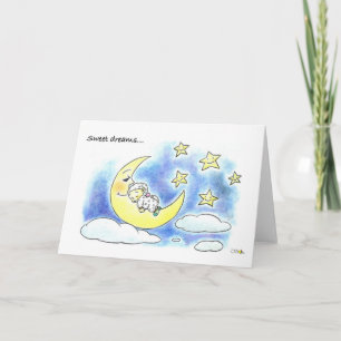 Sleeping baby Greeting Card