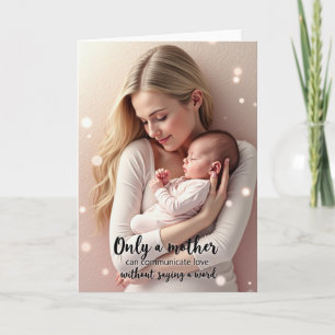 Sleeping Baby Love Card