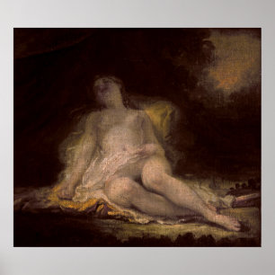 Sleeping Bacchante Poster