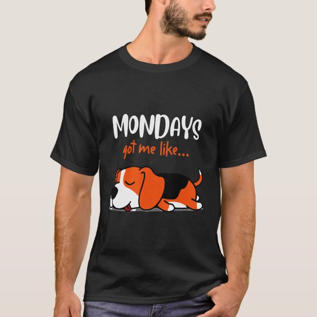 Sleeping Beagle T-Shirt (Front)