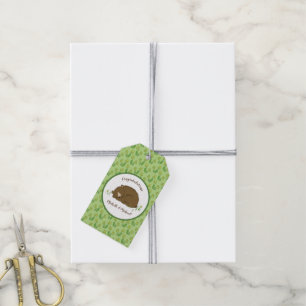 Sleeping Bear Baby Shower Woodland Gift Tags