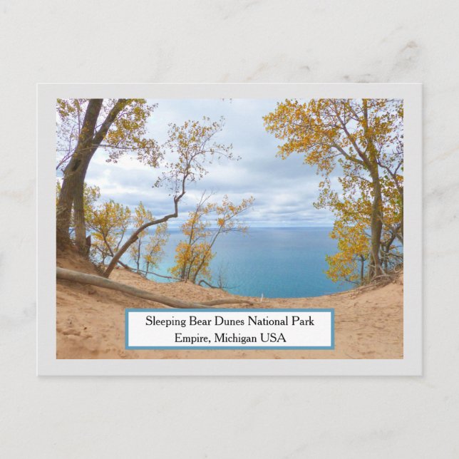 Sleeping Bear Dunes, Lake Michigan/Autumn Calm Postcard (Front)