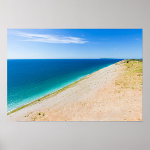 Sleeping Bear Dunes, Lake Michigan Poster