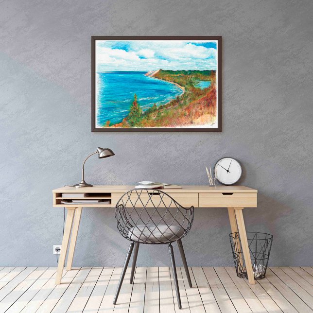 Sleeping Bear Dunes Lakeshore Michigan Art Print (Creator Uploaded)