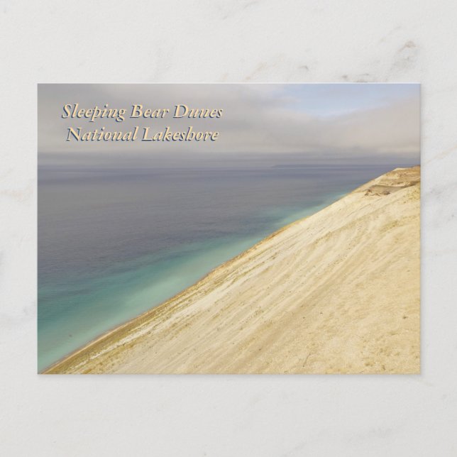 "SLEEPING BEAR DUNES/ LIGHTING & ANGLES" POSTCARD (Front)
