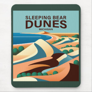 Sleeping Bear Dunes Michigan Mouse Mat