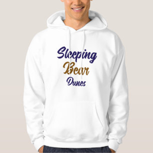 Sleeping Bear Dunes Michigan Printed Hoodie