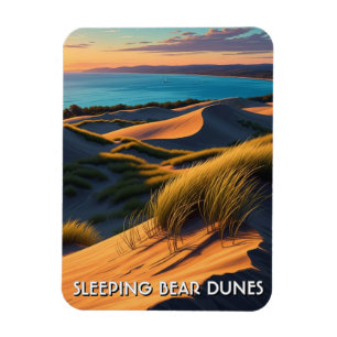 Sleeping Bear Dunes Michigan Travel Magnet