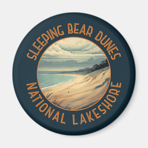 Sleeping Bear Dunes National Lakeshore Circle Magnet