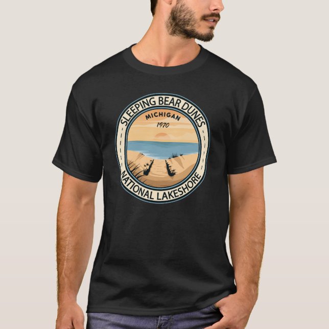 Sleeping Bear Dunes National Lakeshore Michigan T-Shirt (Front)