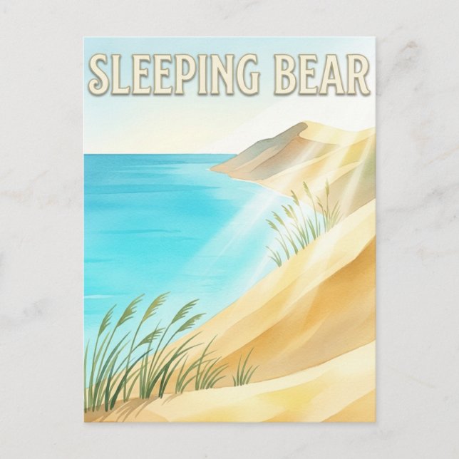 Sleeping Bear Dunes Postcard (Front)