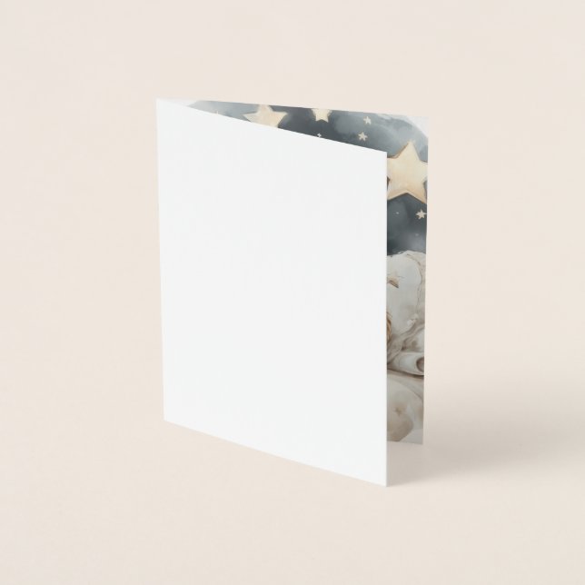 SLEEPING BEAR FOIL CARD (Front)