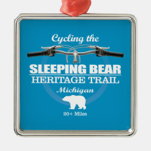 Sleeping Bear HT (H2) Metal Tree Decoration