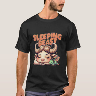Sleeping Beast u2013 Cute but Fierce & Cosy Fantas T-Shirt