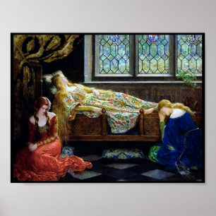 Sleeping Beauty and the Maidens Poster