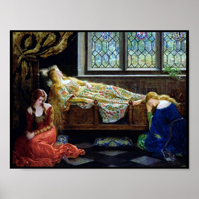 Sleeping Beauty and the Maidens Poster (Front)