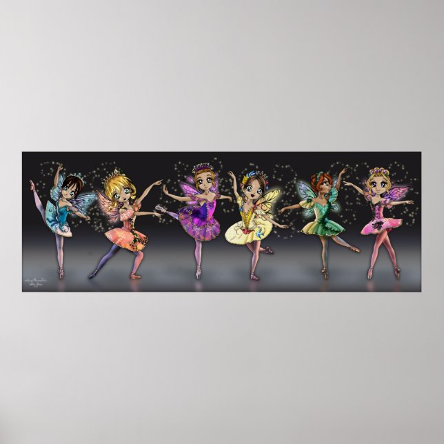 Sleeping Beauty Ballet Fairies Poster (Front)