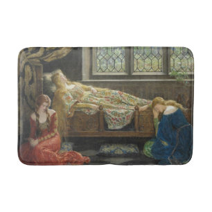 Sleeping Beauty (by John Collier) Bath Mat