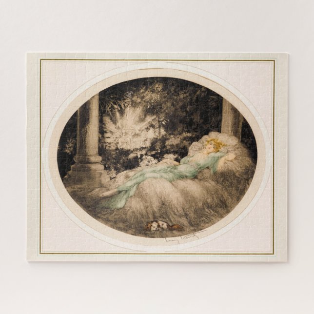 Sleeping Beauty by Louis Icart Jigsaw Puzzle (Horizontal)