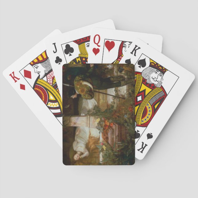 Sleeping Beauty (Courageous Prince Saves Princess) Playing Cards (Back)