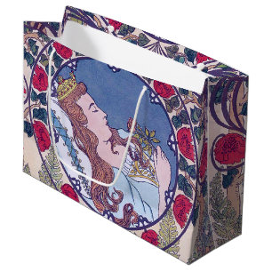 Sleeping Beauty, Cover Art, Van Caspel Large Gift Bag