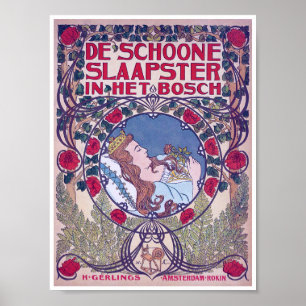 Sleeping Beauty, Cover Art, Van Caspel Poster