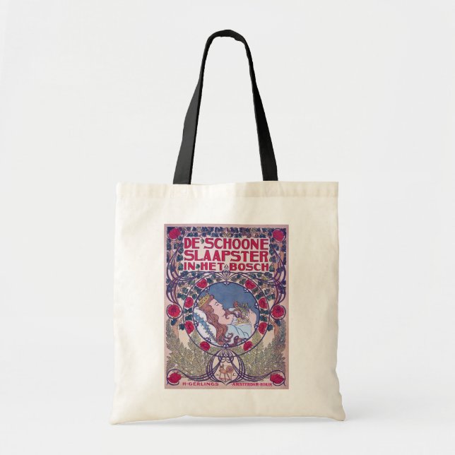 Sleeping Beauty, Cover Art, Van Caspel Tote Bag (Front)