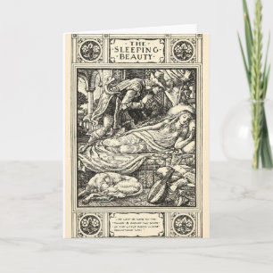 Sleeping Beauty greeting card