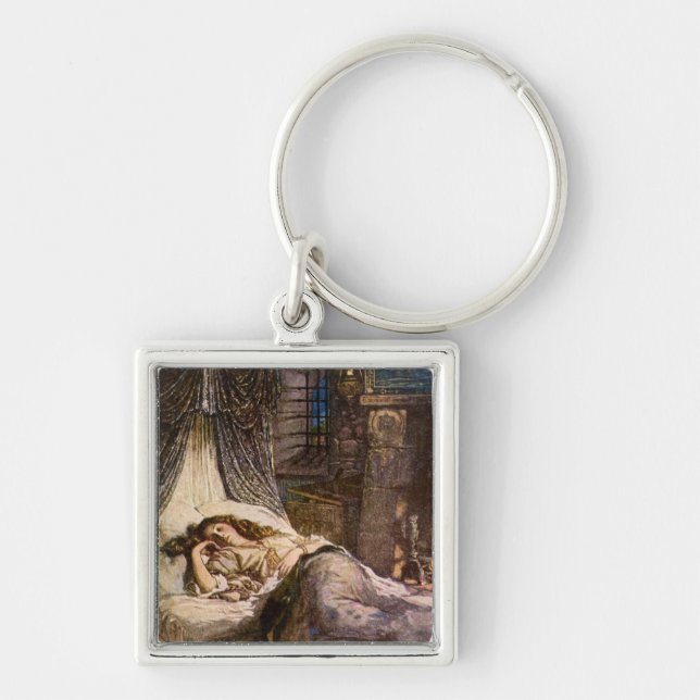 Sleeping Beauty Key Ring (Front)