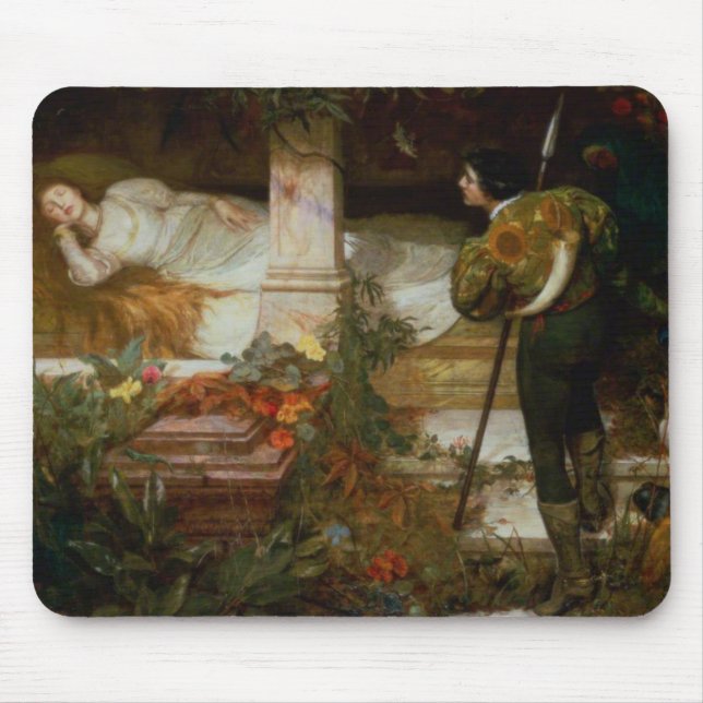 Sleeping Beauty (Prince Charming and His Princess) Mouse Mat (Front)
