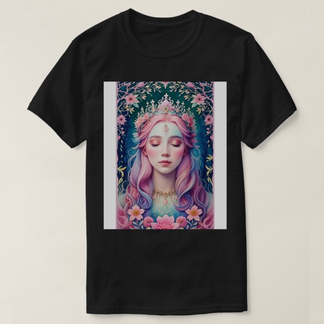Sleeping beauty Princess T-Shirt (Design Front)