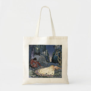 Sleeping Beauty Princess Vintage French Illustrati Tote Bag