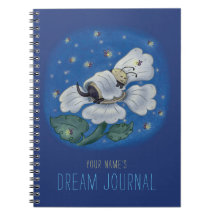 Sleeping Bee Personalised Dream Journal