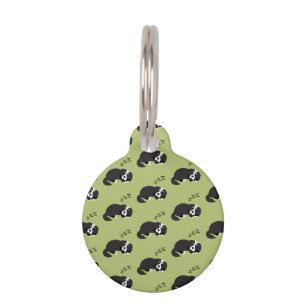 Sleeping Bernese Mountain Dog Animals Lover ZZZ Pet Tag