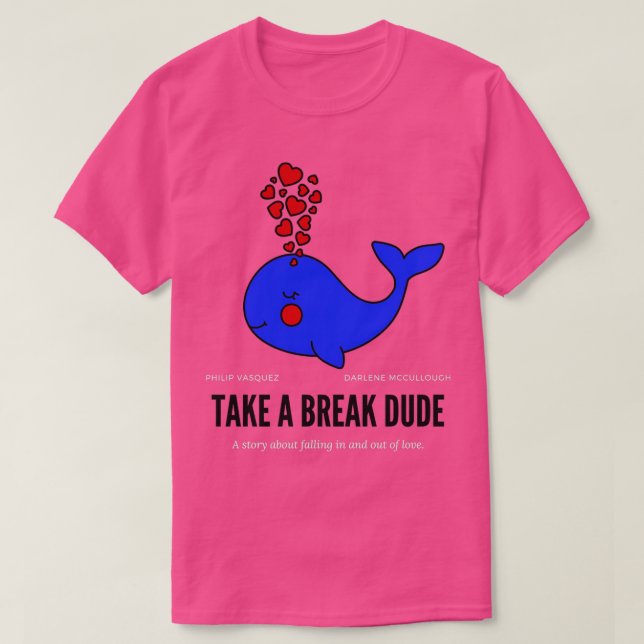 sleeping blue whale artwork T-Shirt (Design Front)
