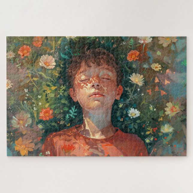 Sleeping Boy Jigsaw Puzzle (Horizontal)