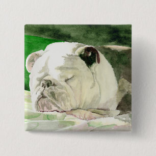 Sleeping Bulldog Button