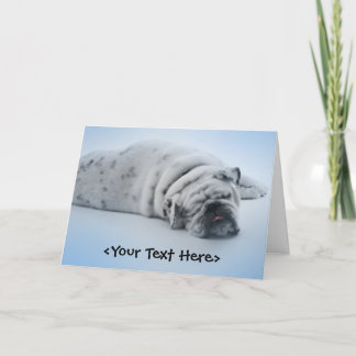 Sleeping Bulldog Card