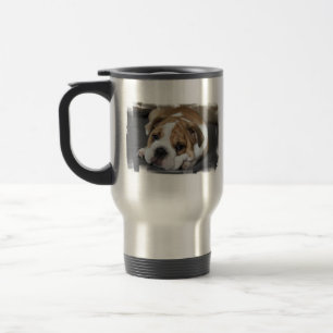 Sleeping Bulldog Travel Mug