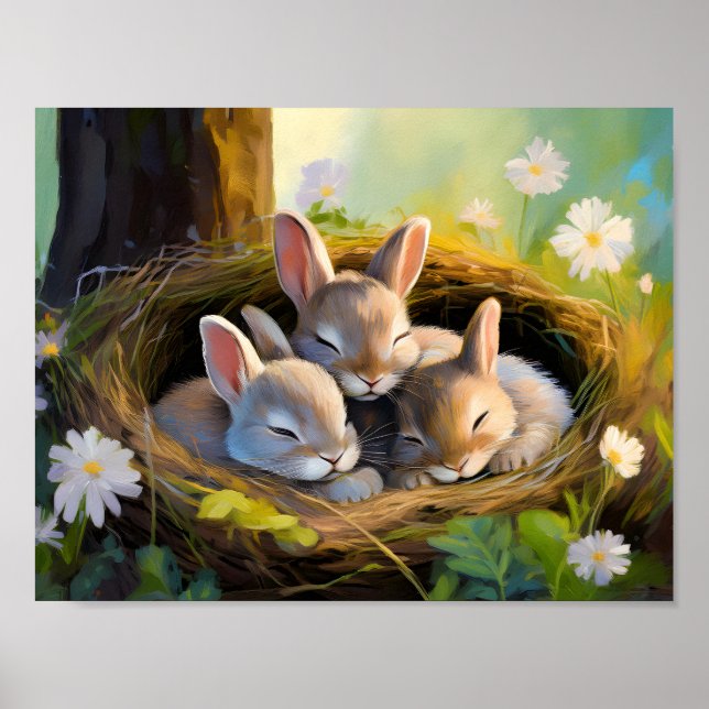Sleeping Bunnies 1 Poster (Front)