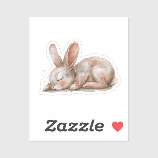 Sleeping Bunny Neutral Colours (Sheet)