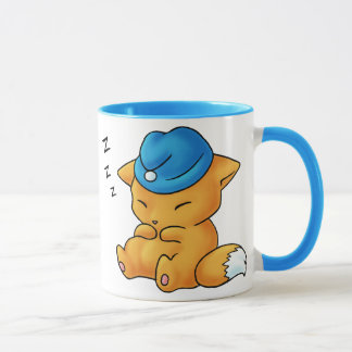 Sleeping Cap Fox Mug