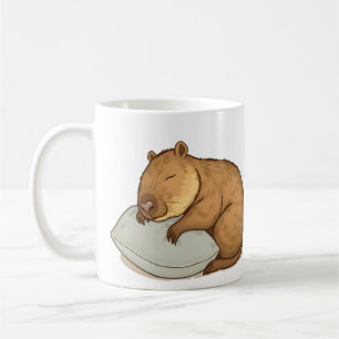 sleeping Capybara Sleepybara Coffee Mug
