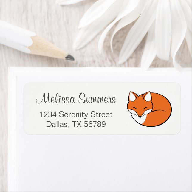 Sleeping Cartoon Fox (Insitu)