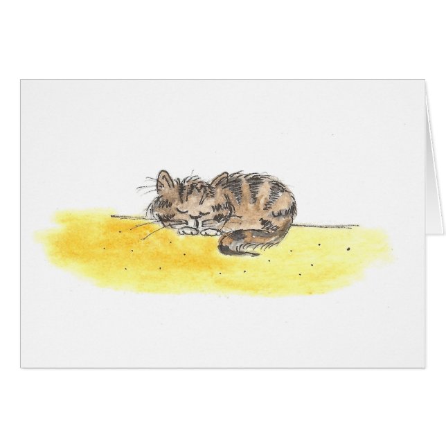 Sleeping Cat (Front Horizontal)