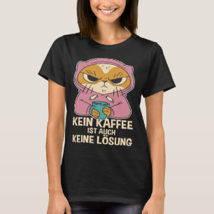 Sleeping Cat Coffee Espresso Coffee Cup Men Women T-Shirt
