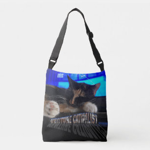 Sleeping Cat Crossbody Bag